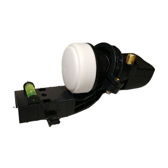 Blazer Single LNB X1 0.1dB with Satellite LNB Adapter Bracket