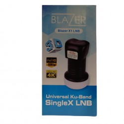 SINGLE LNB X1 Blazer 0.1DB HIGH GAIN , FREESAT, ASTRA, HOTBIRD SINGLE LNB X1 Blazer 0.1DB HIGH GAIN , FREESAT, ASTRA, HOTBIRD