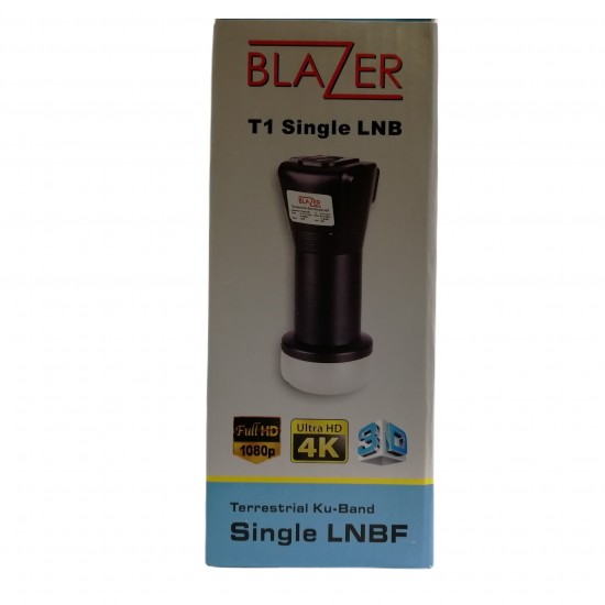SINGLE LNB with Terrestrial Input Blazer 0.1DB HIGH GAIN,FREESAT, ASTRA, HOTBIRD