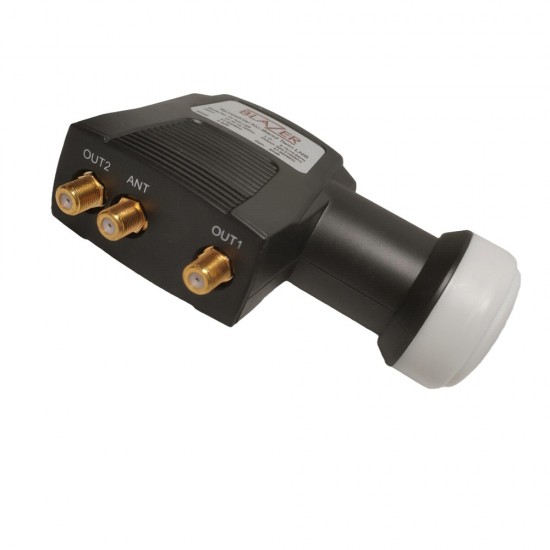 BLAZER T2 TWIN LNB WITH TERRESTRIAL INPUT KU-BAND ULTRA HD 4K DB HIGH GAIN