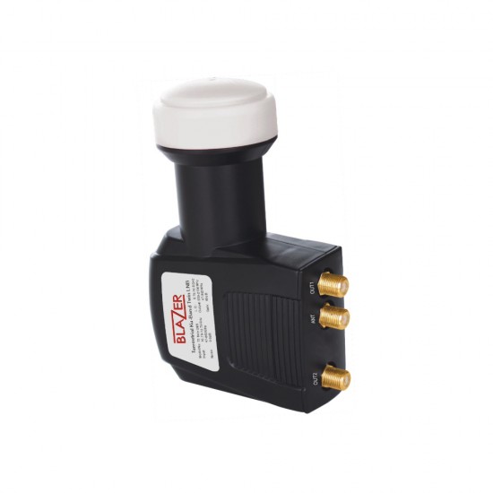 BLAZER T2 TWIN LNB WITH TERRESTRIAL INPUT KU-BAND ULTRA HD 4K DB HIGH GAIN