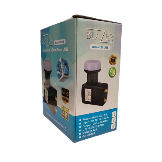 Sky Freesat MK4 Twin Satellite LNB FOR SKY + HD FREESAT + Adapter Bracket