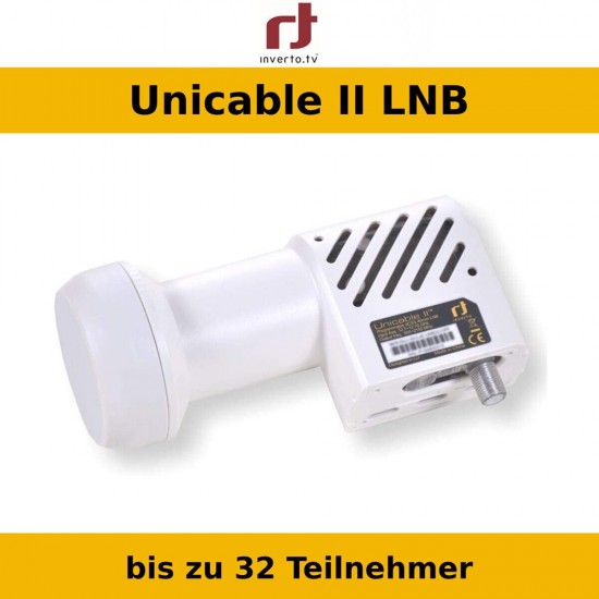 Inverto Unicable II Programmable LNB with 32UB from Satcity.ie Ireland Limerick Inverto Unicable II Programmable LNB with 32UB