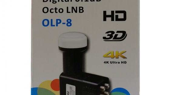 Switch LNC LNB SKY OCTO Digital 0,1 dB FULL HDTV 3D für 8 Sat-Receiver Okto HD 