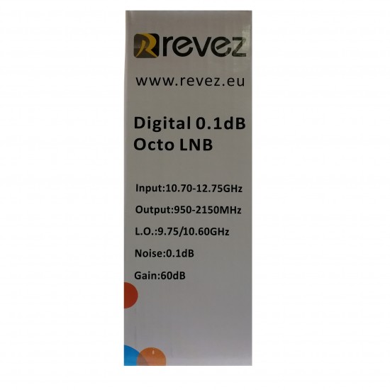 Octo LNB,HD,3D,4K Support (OLP-8) Revez 0.1 DB HIGH GAIN,FREESAT, ASTRA, HOTBIRD