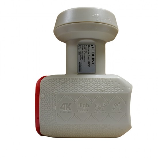 Quad LNB WL-4 Redline 0.1 DB HIGH GAIN , FREESAT, ASTRA, HOTBIRD 