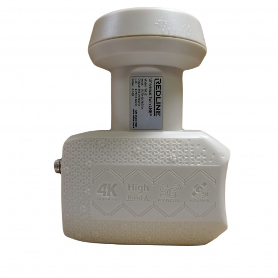 Twin LNB Redline WL-2 0.1 DB HIGH GAIN , FREESAT, ASTRA, HOTBIRD