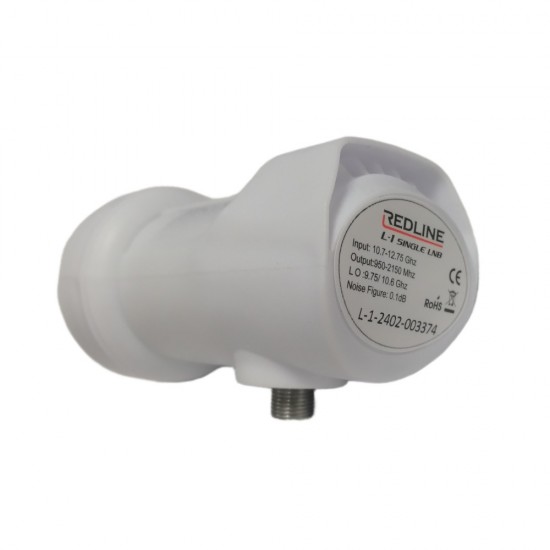 Universal SINGLE LNB  Redline WL-1 0.1DB HIGH GAIN , FREESAT, ASTRA, HOTBIRD