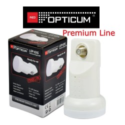 SINGLE LNB OPTICUM LSP-02G UNIVERSAL ULTRA LOW NOISE FIGURE 0.1db HIGH GAIN SINGLE LNB OPTICUM LSP-02G UNIVERSAL ULTRA LOW NOISE FIGURE 0.1db HIGH GAIN
