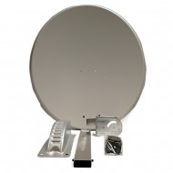 65CM SATELLITE DISH S65 NON RUST FOR SKY FREESAT POLSAT HOTBIRD ASTRA WHITE