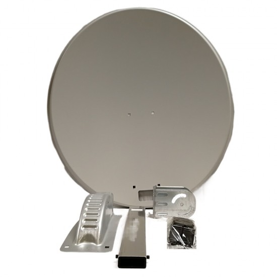 65CM SATELLITE DISH S65 NON RUST FOR SKY FREESAT POLSAT HOTBIRD ASTRA WHITE