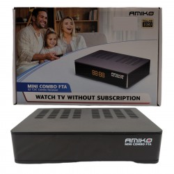 FTA Receiver FULL HD DVB-T2/S2 Amiko Mini Combo 
