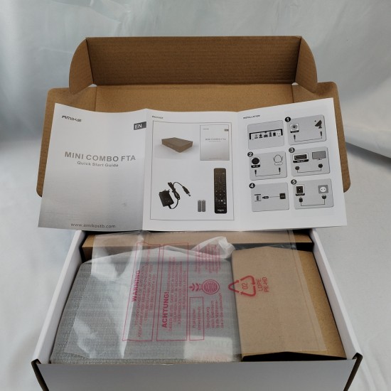 Amiko Mini Combo Full HD DVB-T2/S2 Free-To-Air Receiver