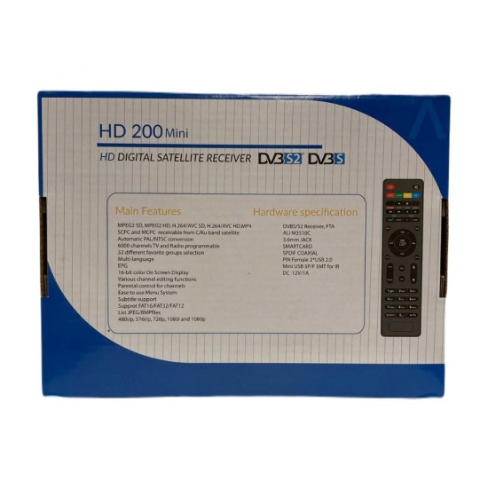 Anadol HD 200 Mini FULL HD 1080p Free To Air Satellite receiver
