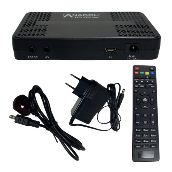 Anadol HD 200 Mini FULL HD 1080p Free To Air Satellite receiver