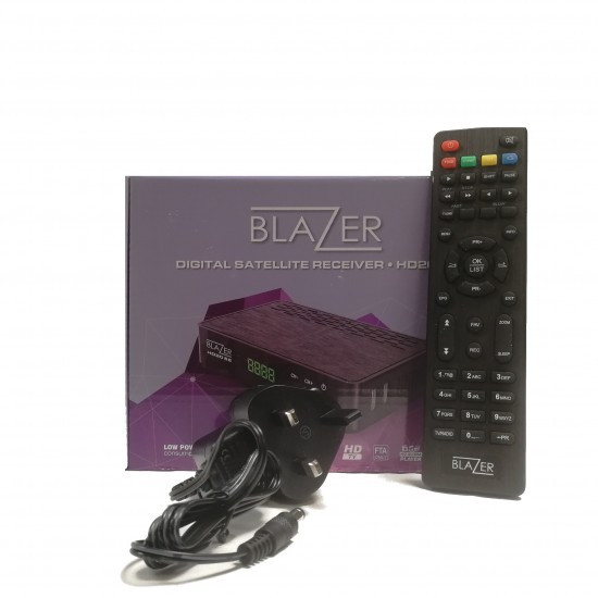 BLAZER HD20 SE FULL HD PVR SATELLITE TV RECEIVER BOX FREE TO AIR DVB-S DVB-S2 from Satcity.ie Ireland Limerick Blazer HD20 SE Full HD PVR Satellite Receiver