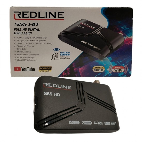 Redline S55 HD Mini FULL HD 1080p Free to Air Satellite receiver