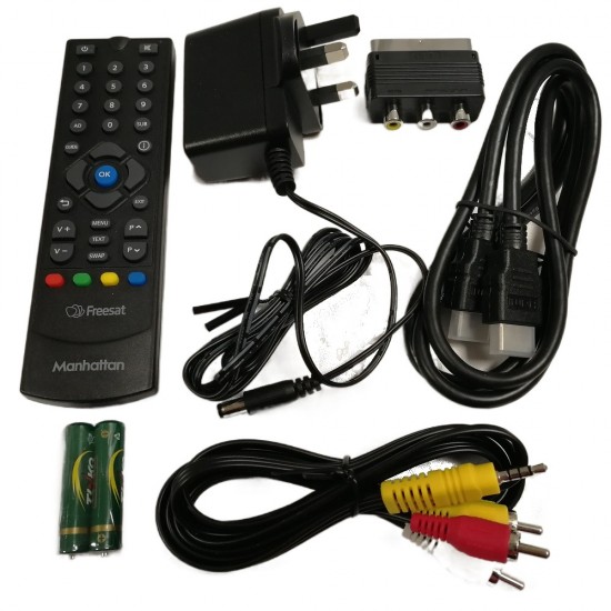 MANHATTAN SX FREESAT HD SET TOP BOX HDMI SATELLITE TV AV 3.5MM 12V HIGH GUALITY from Satcity.ie  Ireland Limerick