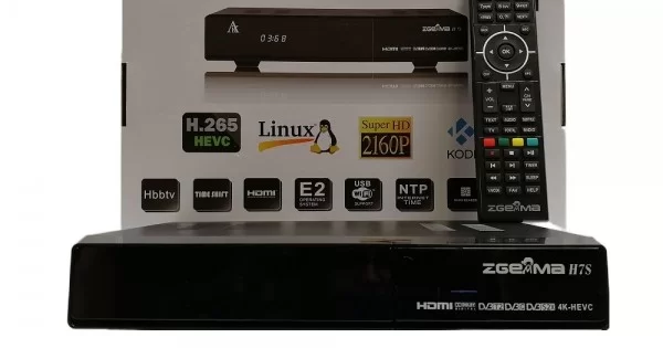 Hot sale!!! ZGEMMA H8.2H Satellite Receiver Linux Enigma2 Receptor