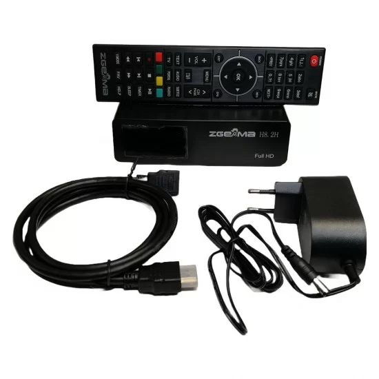 Hot sale!!! ZGEMMA H8.2H Satellite TV Receiver Linux Enigma2 Receptor  DVB-S2X+DVB-T2/C H2.65 1080P HD Digital Satellite Receiver