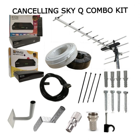 Combo Kit Free To Air Full HD Box – Freeview Satellite & Saorview Aerial (UK & Irish TV) Combo Kit Free To Air Full HD Box – Freeview Satellite & Saorview Aerial (UK & Irish TV)