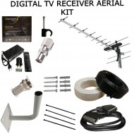 DIGITAL TV AERIAL KIT SAORVIEW HD BOX FOR INDOOR OUTDOOR OR LOFT INSTALLATION