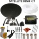 SKY / FREESAT Satellite Dish KIT  SAT SIGNAL FINDER Quad LNB 10M White RG6