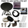 COMPLETE FREE TO AIR SATELLITE TWIN LNB KIT