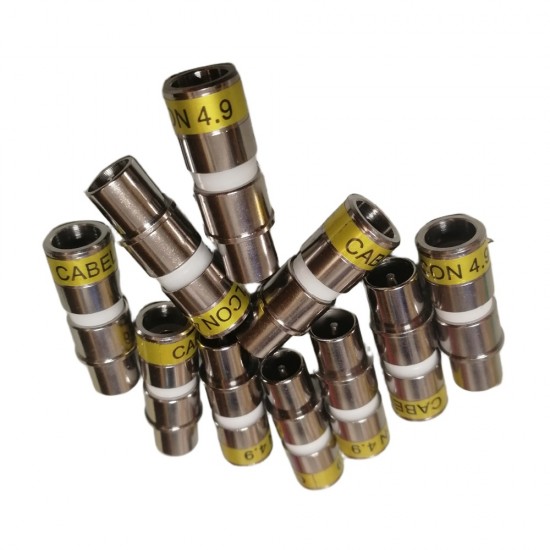 Cabelcon Compression IEC Connector IECM-56-CX3 4.9 – Professional TV Aerial Plug