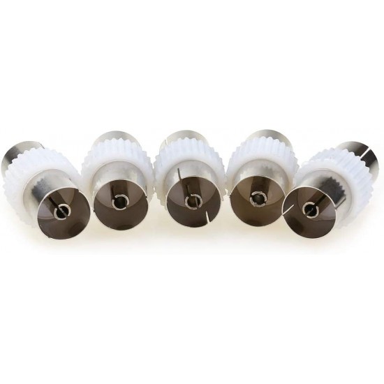 TV Aerial Female to Female Adapter Coaxial Cable coupler Joiner Connector x 10