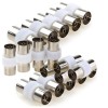 TV Aerial Female to Female Adapter Coaxial Cable coupler Joiner Connector x 100