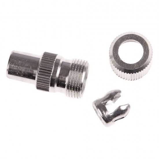 Coaxial Connector For TV Aerial Cable RF Coax Plug Male Female Metal Screw x 100