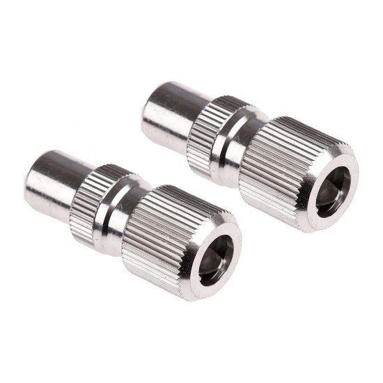 Coaxial Connector For TV Aerial Cable RF Coax Plug Male Female Metal Screw x 100