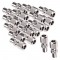 Coaxial Connector For TV Aerial Cable RF Coax Plug Male Female Metal Screw x 100