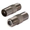 Satellite Coaxial Male Adapter F-Type Female to RF TV Aerial Connector X 1