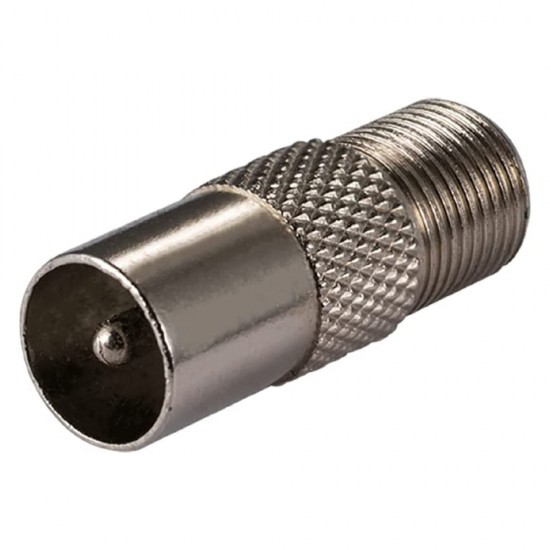 Satellite Coaxial Male Adapter F-Type Female to RF TV Aerial Connector X 1