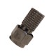 10x F-Connector Black PRO Screw-On Plugs with O-Ring (Metal)