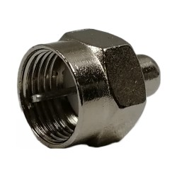 F-TERMINATOR 75 OHM MALE PLUG CAP COAXIAL F-TYPE SCREW SATELLITE TV AERIAL X 1 F-TERMINATOR 75 OHM MALE PLUG CAP COAXIAL F-TYPE SCREW SATELLITE TV AERIAL X 1