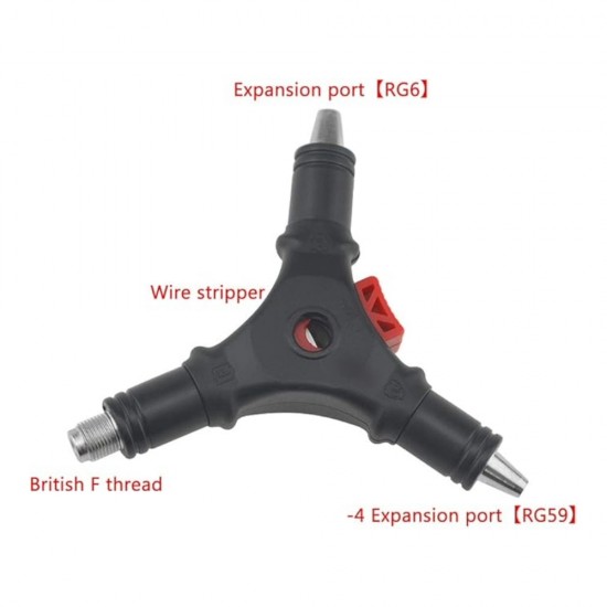 Professional HLT-224S 4x1 Tool coaxial cable wire stripper universal RG 59 RG6 from satcity.ie Limerick Ireland