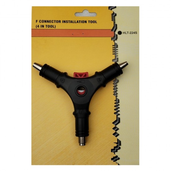 Professional HLT-224S 4x1 Tool coaxial cable wire stripper universal RG 59 RG6 from satcity.ie Limerick Ireland