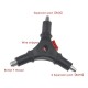 Professional HLT-224S 4x1 Tool coaxial cable wire stripper universal RG 59 RG6 from satcity.ie Limerick Ireland
