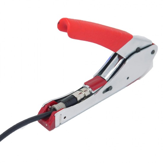 PROFESSIONAL COMPRESSION CRIMPING TOOL 20.5 F CONNECTORS RG6 CT100 UNIVERSAL KIT FROM satcity limerick satcity.ie