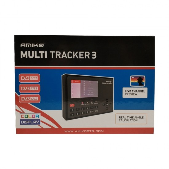 Amiko Multi Tracker 3 Full HD Combo Meter DVB-S/S2/DVB-T/T2/DVB-C/C2 from Satcity.ie  Ireland Limerick