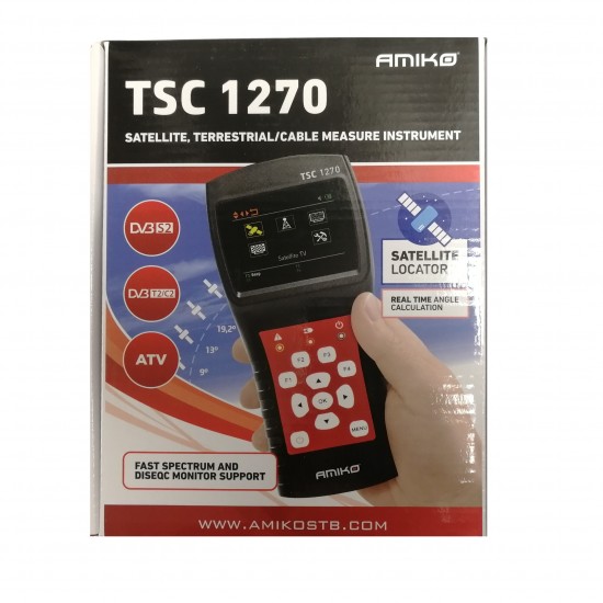 Amiko Multi Tracker 2 Satellite, Terrestrial and Cable Finder Meter DVB-S / S2 / T / T2 / C from Satcity.ie  Ireland Limerick